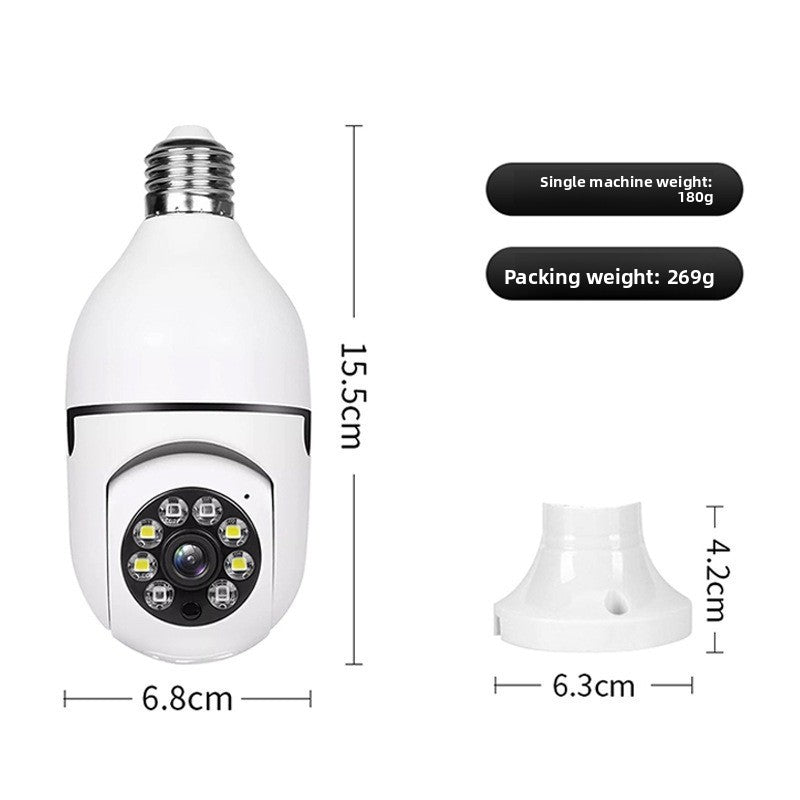 ProGuard Smart Light Bulb Security Camera  360 WiFi Surveillance with Night Vision