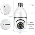 ProGuard Smart Light Bulb Security Camera  360 WiFi Surveillance with Night Vision