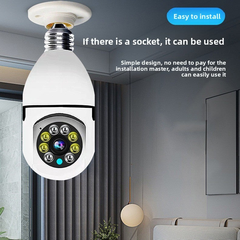 ProGuard Smart Light Bulb Security Camera  360 WiFi Surveillance with Night Vision