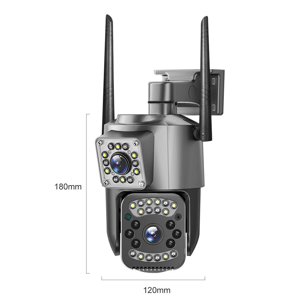 ProGuard Dual Lens Smart Security Camera with Two-Way Audio