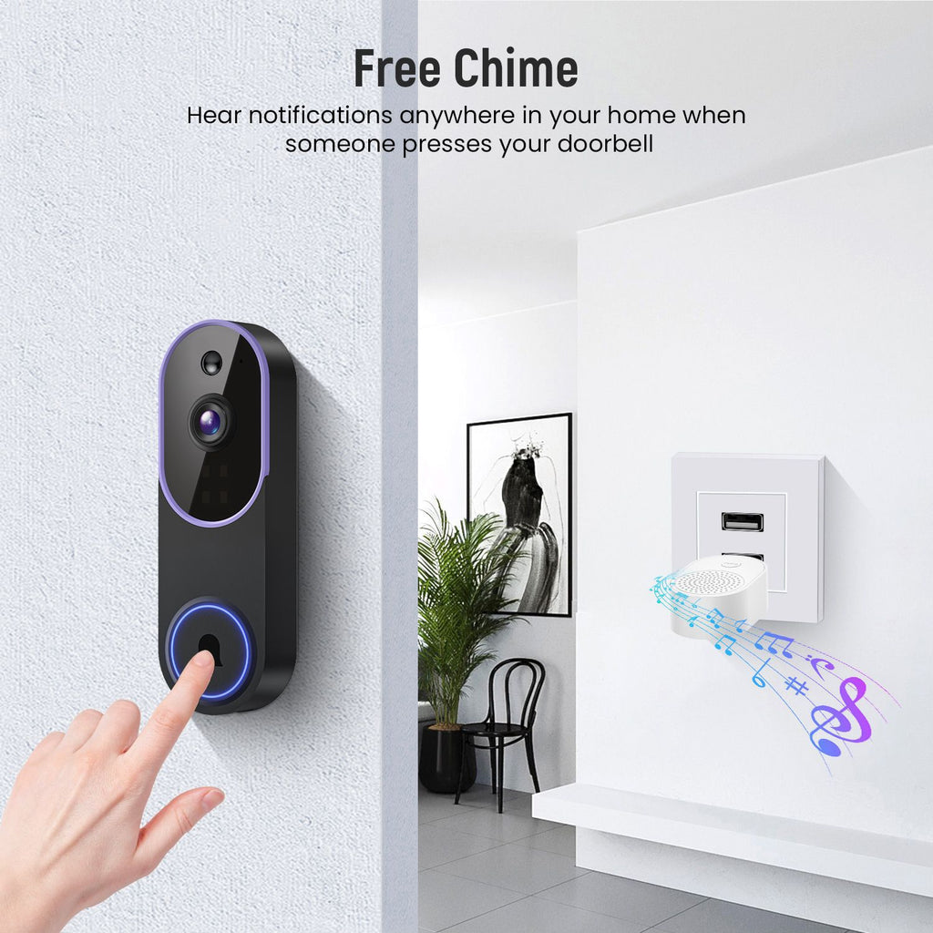 ProGuard Smart Video Doorbell- HD Camera with Two-Way Audio